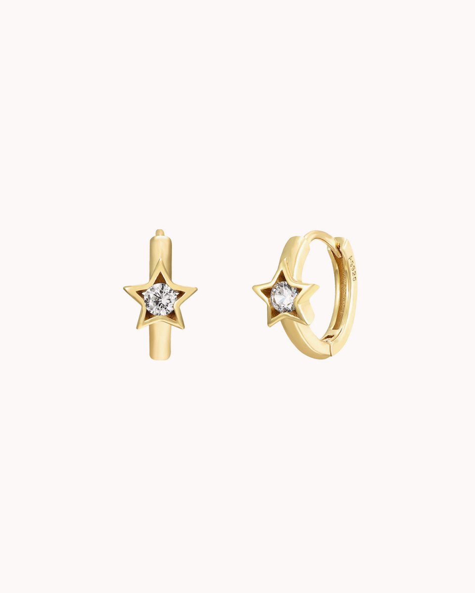 Argolas mini com Estrela - Argolas Our Sins