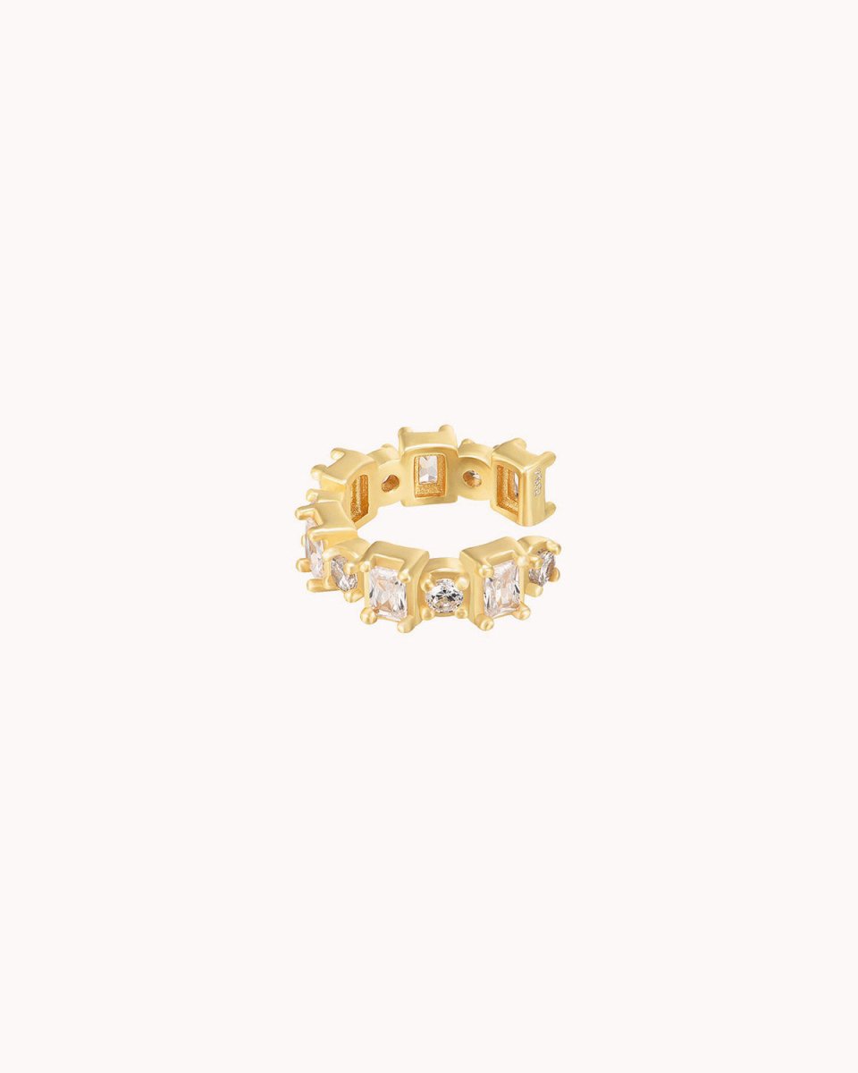 Ear Cuff com Zirconias Irregulares - Earcuff Our Sins